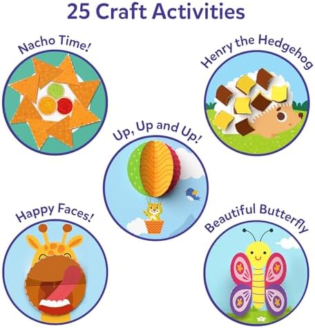 Skillmatics Snip Snip, Scissor Skills, Felt Craft Activity, Gift for Kids