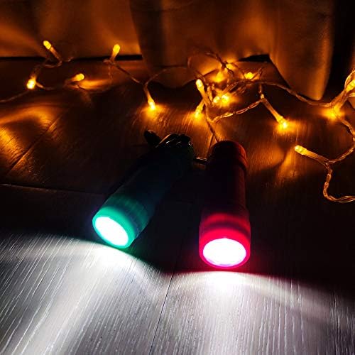 FASTPRO 18-Pack 9-LED Mini Flashlight Set with AAA Batteries Included