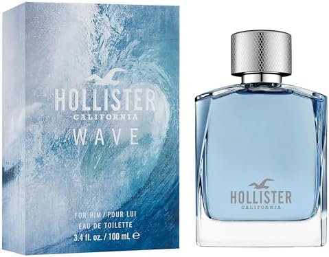 Hollister Wave Men Eau De Toilette, 3.4 Ounce, Multi, 100 ml