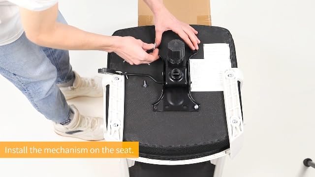 GTPLAYER Ergonomic Office Chair with Flip-up Armrests Executive Computer Chair for Home Office, Breathable Mesh & Comfy Lumbar Support, Black