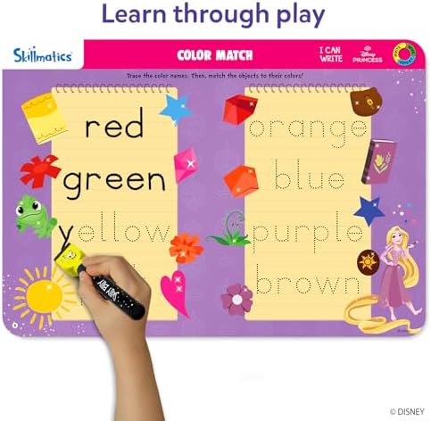 Skillmatics I Can Write – Disney Princess, Preschool Learning Activity Toy