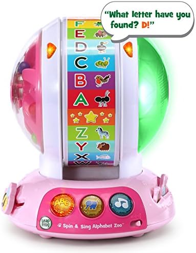 LeapFrog Spin and Sing Alphabet Zoo, Pink