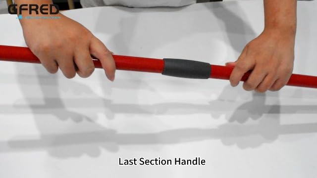Mop Replace Heads Mop Handle and Base Replacement for O Cedar EasyWring 1-Tank Spin Mop System, 2 Microfiber Mops Refills, 4-Section Iron Mop Handle 30-58Inch and 1 Mopping Heads Cover Set (No Bucket)