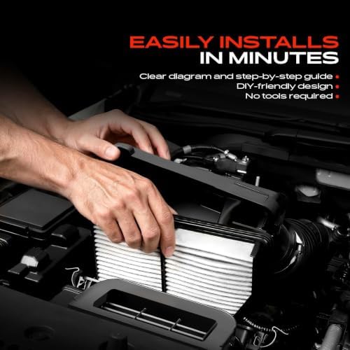 A-Premium Engine Air Filter Compatible with Toyota, Dodge, Jeep & Lexus