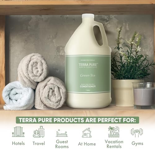 Terra Pure Hotel Conditioner, Gallon Refill, Hospitality Toiletries, 1 Gal