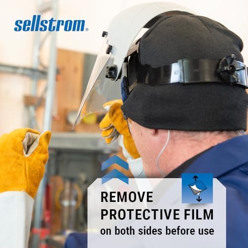 Sellstrom 301 Face Shield Uncoated Clear Tint, Unbound, ANSI Z87.1