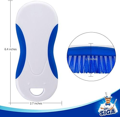 MR.SIGA Multi Purpose Heavy Duty Scrub Brush - Pack of 2