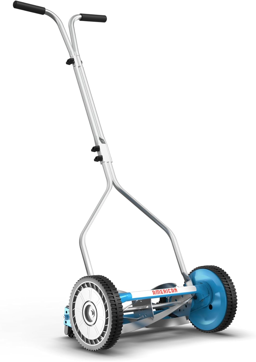 American Lawn Mower 1204-14 14-Inch 4-Blade Push Reel Lawn Mower, Red