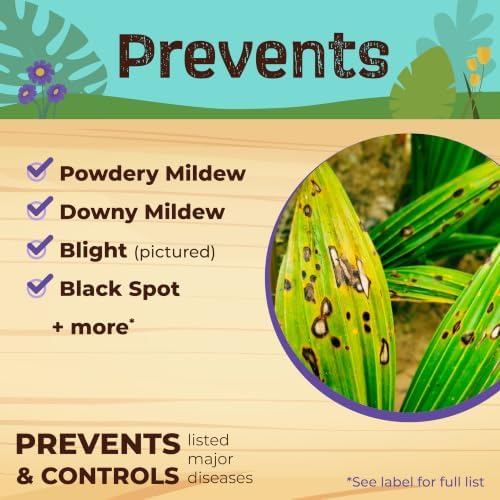 Bonide Captain Jack Copper Fungicide 16 oz Concentrated Plant Disease Control Solution for Organic Gardening
