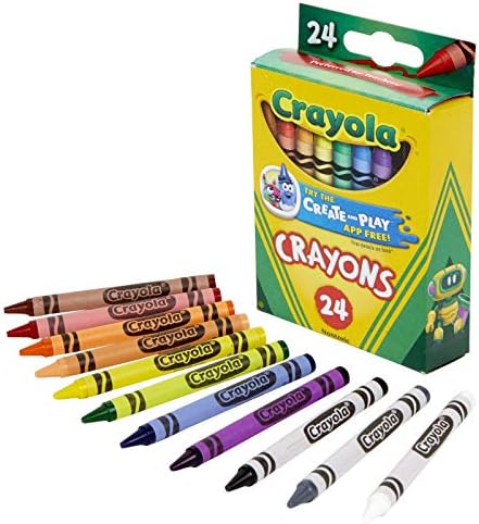 Crayola Crayons 24 Colors (Pack of 4)