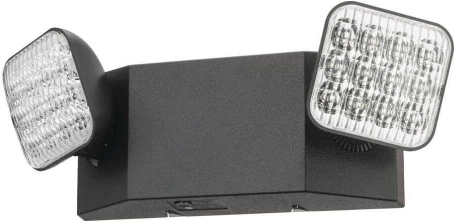 Lithonia Lighting Basics LED Emergency Light, Adjustable Heads 120/277V 1Pk