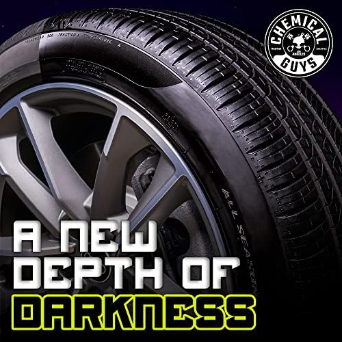 Chemical Guys, Galactic Black Wet Look Tire Shine Spray, High Gloss, 16 oz
