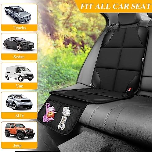 Meolsaek Car Seat Protector for Child Car Seat，Non-Slip Backing No Imprints