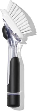 OXO Good Grips Soap Dispensing Dish Brush with Handle, Dish Soap Brush