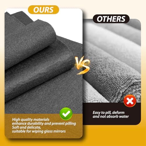 Thickened Magic Cleaning Cloth, 6Pcs Microfiber Cloth, 12" x 12"