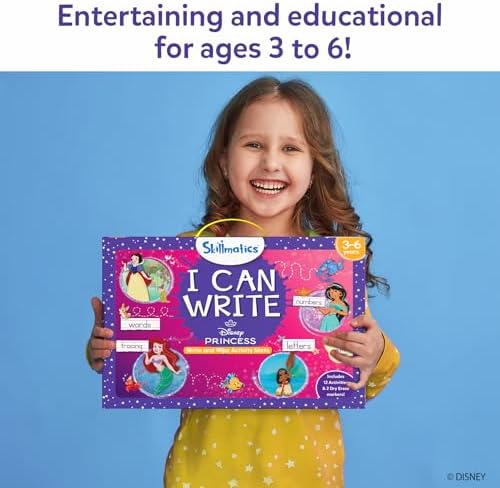Skillmatics I Can Write – Disney Princess, Preschool Learning Activity Toy
