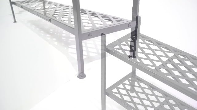Shoe Rack, 45.6" Expandable Shoe Storage Organizer for Closet - Stackable