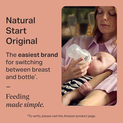 Tommee Tippee Natural Start Baby Bottles, Anti-Colic, 0m+, 9oz