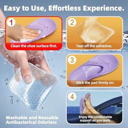 ZAIWOO Arch Support Inserts Women for Flat Feet, Reusable, 2 Height Options