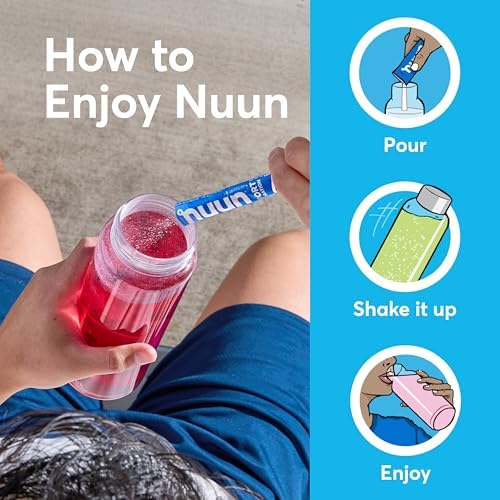 Nuun Sport Electrolyte Powder Packets Pink Lemonade, 16 Servings
