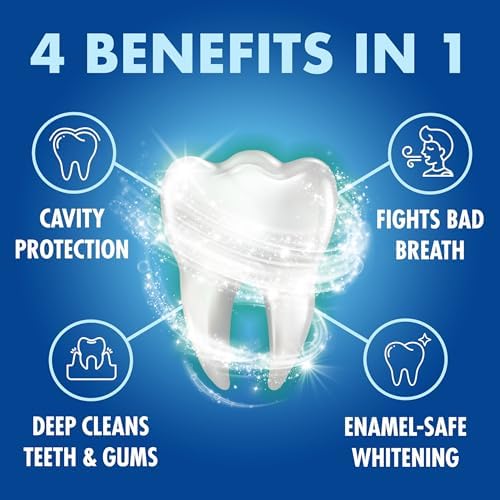 ARM & HAMMER Plus TheraBreath Toothpaste, Icy Mint, 5.5 oz, 2-Pack