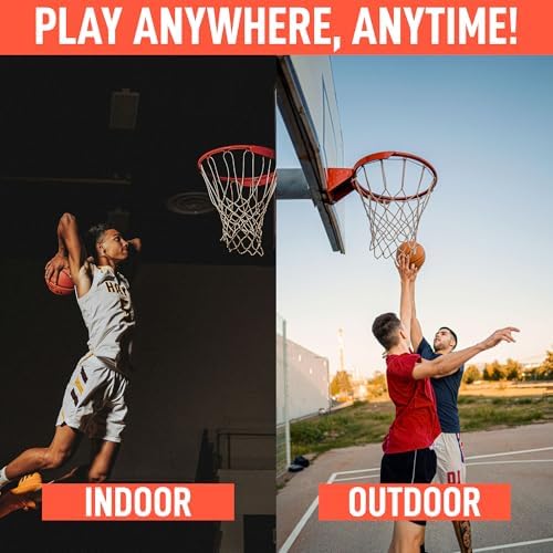 Basketball Net Replacement Heavy Duty - 12 Loop All Weather Hoop Net