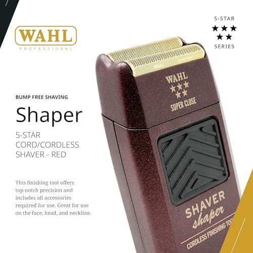 Wahl Professional 5 Star Shaver/Shaper Cord/Cordless Foil Shaver