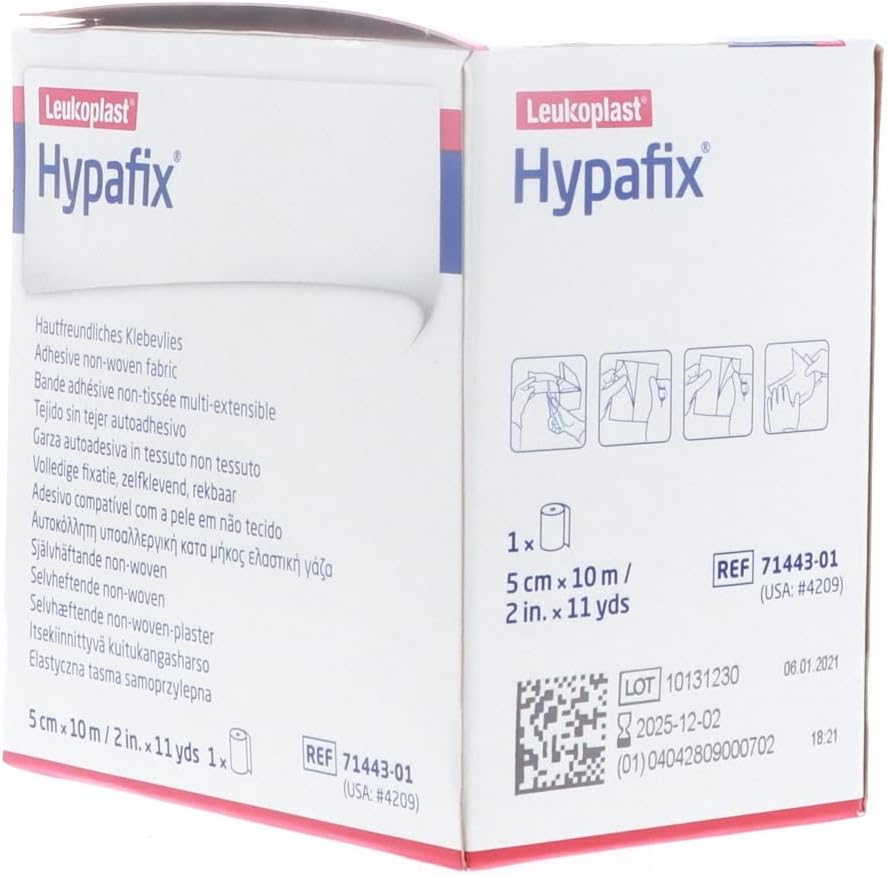 Hypafix Dressing Retention Tape: 2" X 11 Yds Each