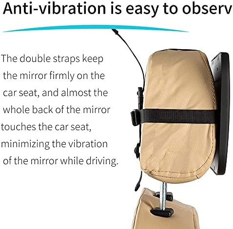 Baby Car Mirror Backseat, Black