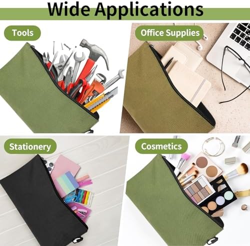 3 Pack Tool Bag Zipper Pouch, Premium Tool Pouch, Utility Storage Organizer
