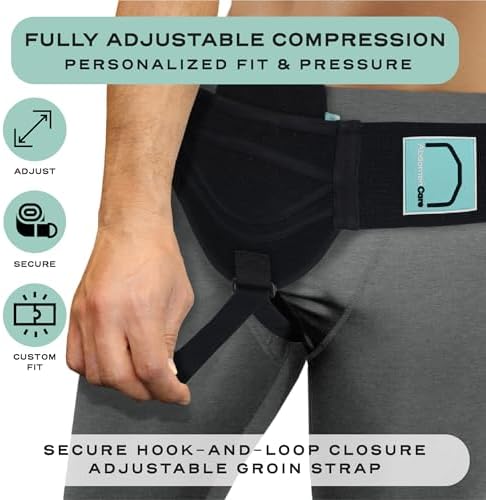 Abdomencare Inguinal Hernia Belt For Men & Women - Truss Support - S/M