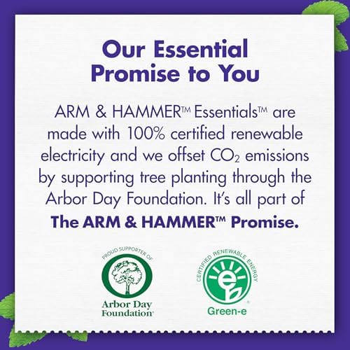 ARM & HAMMER Essentials Fluoride-Free Toothpaste, Clean Mint, 4.3oz, 4-Pack