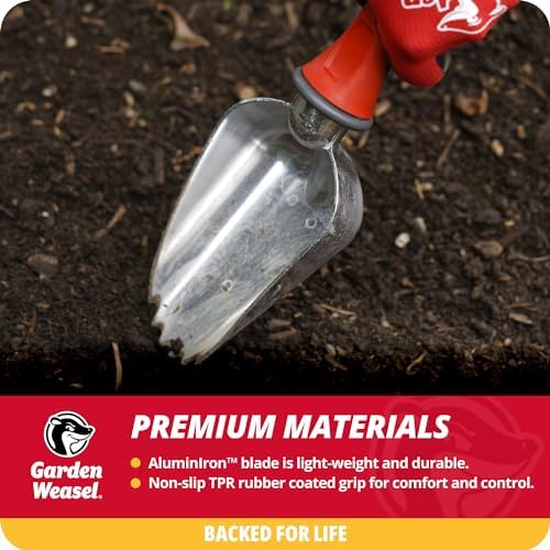 Garden Weasel Oversized Potting Scoop for Soil Digging Planting Gardening