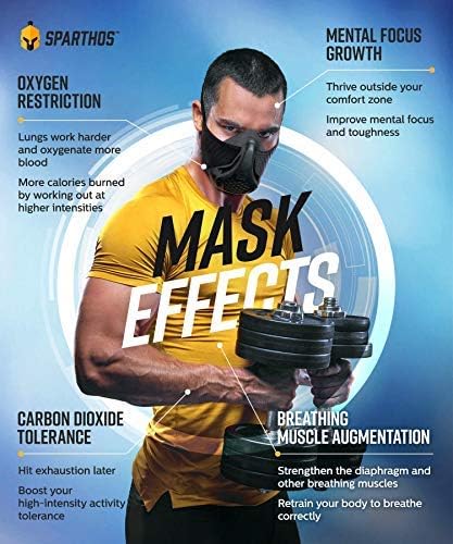 Sparthos High Altitude Training Mask, Running Breathing Mask