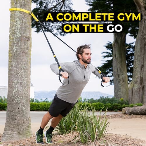 TRX GO Suspension Trainer, At Home, Portable Gym Workout, For Strength Training, Full Body Exercise Equipment