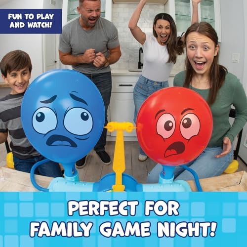 Rump Race Balloon Popping Battle Board Game Family Game Night, Party Game