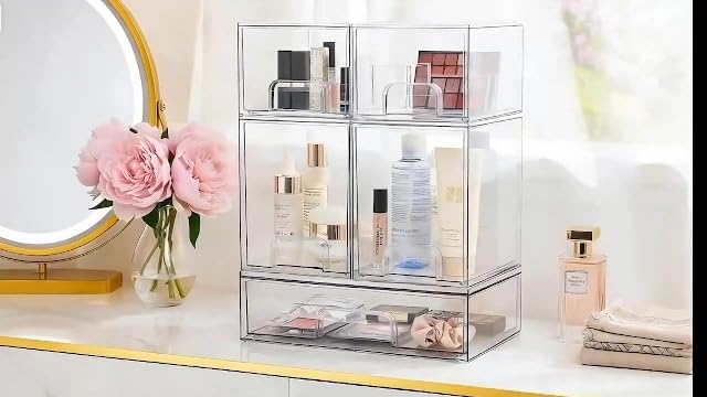 Bottle Storage Organizer Baby: Acrylic Stackable Storage Drawers