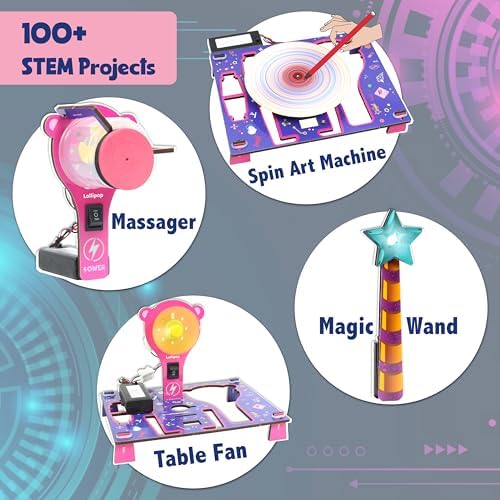 Butterfly EduFields 100+ Girls Engineering Science Kit for Kids Age 8-12