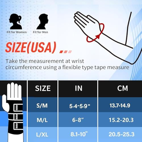FEATOL Carpal Tunnel Wrist Brace Night Support, Adjustable Right Hand Brace