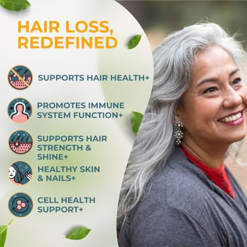 VITAL NUTRITIVE Biotin Hair Growth Vitamins - Hair, Skin & Nails Supplement