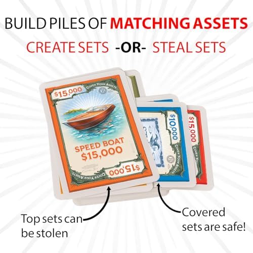 Grandpa Beck's Games Cover Your Assets Set Collection Card Game