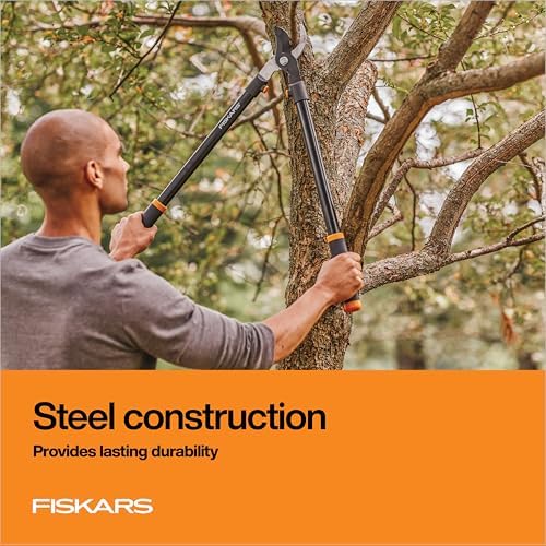 Fiskars 28” Garden Bypass Loppers, Tree Trimmer with 1.5" Cut Capacity