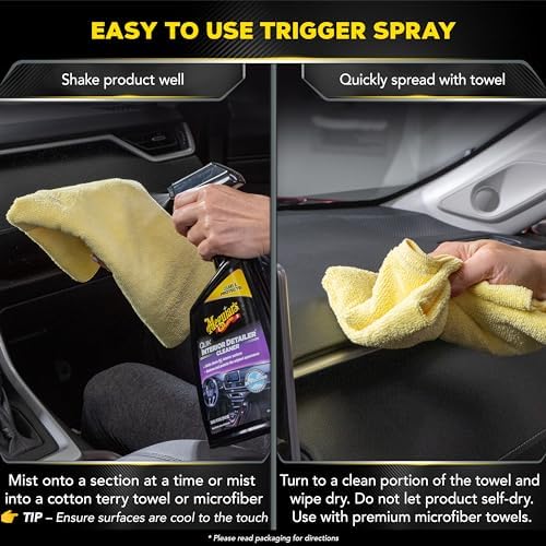Meguiar's Quik Interior Detailer Cleaner, 24 Oz