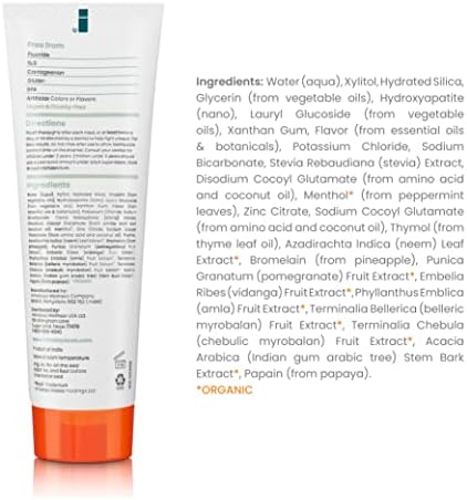 Himalaya Botanique Whitening+ Nano Hydroxyapatite Toothpaste, Mint, 4 oz