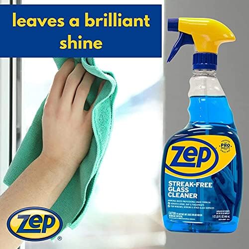 Zep Streak-Free Glass Cleaner 32 oz ZU112032 , Blue