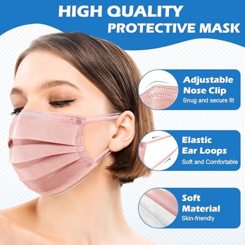 ZIYE 100 Pcs Non-medical Disposable Face Masks
