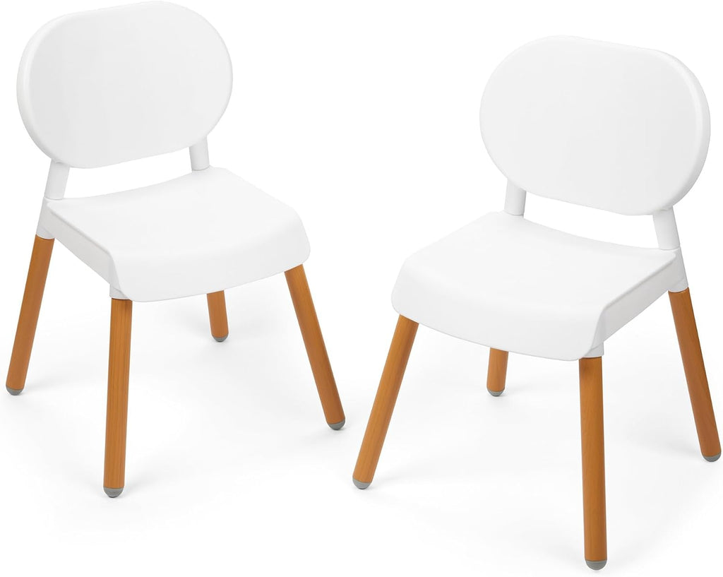 Skip Hop Toddler's Activity Chairs, Set of 2, Metal, White