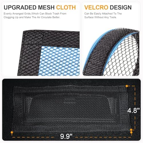 SARDVISA 2-Pack Rear Air Vent Covers for Tesla Model 3 and Model Y