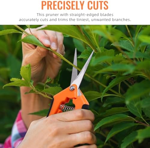 4 Pack Pruning Shears 6.5 Inch Stainless Steel Garden Scissors