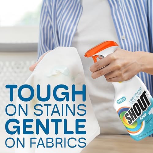 Shout Free Active Enzyme Laundry Stain Remover, Dye & Fragrance Free, 22 oz